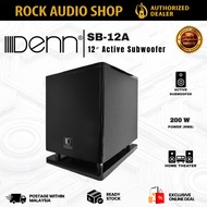 DENN SB-12A 12-Inch Active Subwoofer | Home Theater | Karaoke | Gaming | Deep Bass Powered Subwoofer
