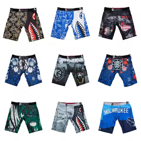 ETHIKA 1Pcs Men Underwear Breathable Summer Swimming Mens Boxershorts Panties Plus Size S-3XL Man Un