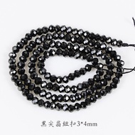 Tự Nhiên Pha Lê Đen Spinel Rời Hạt Cho DIY Đồ Trang Sức Làm Phụ Kiện Thời Trang