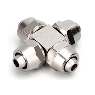 CO2 Splitter Sambungan Selang Connector CO2 Metal Tee CO2 DIY Accessories