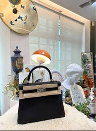 Hermes Kelly 25 Togo 黑色銀扣