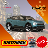 Matchbox Mobil SUV Citroen e-C4 Biru Metalik Citroen Edition