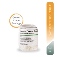 SMITH & NEPHEW ELASTIC CREPE BANDAGE (MEDIUM WT.) 5CM X 4M