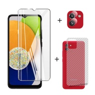 (3in1) Samsung Galaxy A03 tempered glass film A04E A04 A03S  A02 A02S Clear Tempered Glass Film Fram