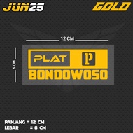 P BONDOWOSO PLATE CUTTING STICKER JUN25BL JTR/