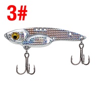 1ชิ้นเหยื่อจิ๊กโลหะจมหลากสี3.5G/5G/7G/10G/14G/17G Spoon Spoon Swimbait น้ำเค็มพร้อมตะขอสามชั้นตา3D