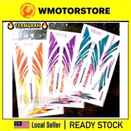 Suzuki RGS RG Sport RGSport RG110 RG / RU (2) RGV 120 Body Sticker Stripe Strike Stiker Green Purple