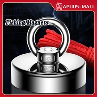 Super Strong Neodymium Magnet Round Neodymium Magnet 8-39KG Strong Fishing Searching Magnet
