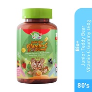 BIO+ Junior Teddy Bear Vitamin-C Gummy for kids 160g 80's vitamin kanak kanak 維他命 c 软糖 Nutriliv Heal