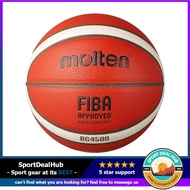 [sgstock] Molten B6G 4500 Series Basketball, Size 6, Orange/Ivory