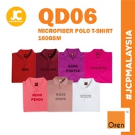 JCP x OREN SPORT The Best Selling Quick Dry Polo T-Shirt QD06 Unisex Sportswear Cool Fit Microfiber 