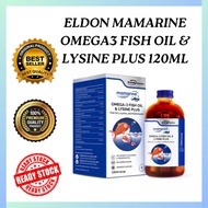 Original Eldon Mamarine Kids Omega-3 Fish Oil & Lysine (120ml)