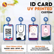 Print Custom Name PVC ID Cards Individual Member Event Employee Cards Lanyard ID Card Holder