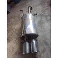 wira twin tip exhaust