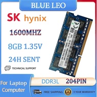 [24H SENT] SK Hynix 4GB 8GB DDR3L RAM 1600MHz Laptop Memory PC3L-12800 2RX8 1.35V SODIMM RAM