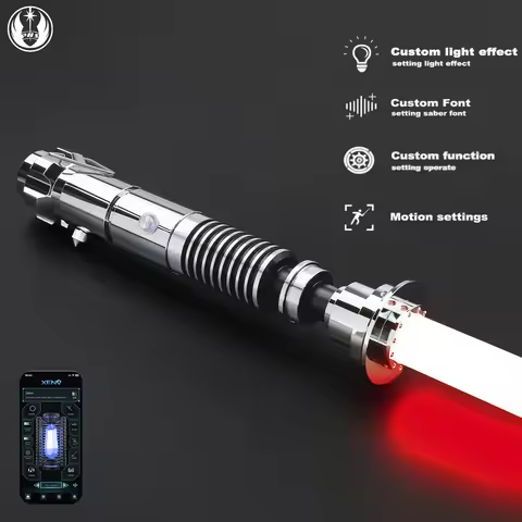 Luke SE Light Saber Metal Jedi Pixel Laser Sword Heavy Dueling APP Control Cosplay Lightsabers Toys