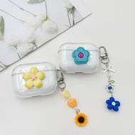 flower keychian case For Redmi buds 4lite buds4active 4pro /buds5pro /buds3pro 3lite /airdots3 pro S