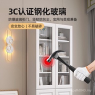 Modern Simple Living Room with Study Combination Glass Door Locker Bookcase Bookcase Bookcase Booksh