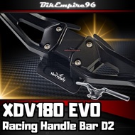 XDV180 Evo Racing Handle Bar D2 Motorcycle Handlebar CNC Motorbike Handle Bar Steering Wheel for Kee