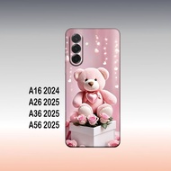 Samsung A16 Softcase A26/ A36/ A56/ A76/ - Flexible Black Silicone Phone Cover Casing