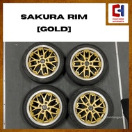 SAKURA Rim 15” [Gold][Original from Japan 🇯🇵][Used]