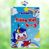Takenote Vietnamese Notebook 4-5 - A5 paper size (large format)