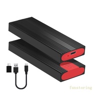 FUN Portable 2230 2242 2260 2280 M 2 NVMe Enclosure External USB C Connection