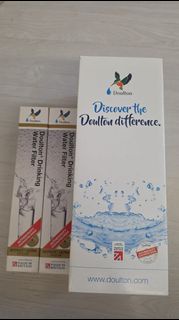 【超值套裝】英國 Doulton 道爾頓 D-US M12 濾水器 + 全新濾芯 2 支