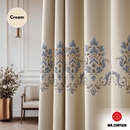 MR.CURTAIN Olympia Langsir Blackout Siap Jahit Bunga Cangkuk & Ring / Ready Made Curtain Hook Ring