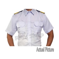 Polo Uniform for Seaman Adult FABRIC: GABARDINE BLUISH WHITE