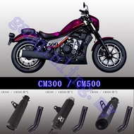 Honda REBEL 300 REBEL 500 CMX300 CMX500 CM300 CM500 CM1100 Motorcycle Exhaust Pipe