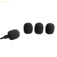 Crescent2 100Pcs Microphones Replacement Foam Microphones Windscreen Headsets Cover for K1 K9