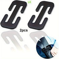 <LK6.26>2pcs Car Seat Accessories Metal E-shaped Buckle Three Gear Buckle Safety Seat Hardware Acces
