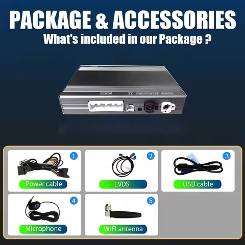 Wireless CarPlay Android Auto For Mercedes Benz NTG4.5/4.7 Carplay Multimedia Box W246 W176 W204 W21