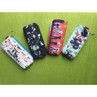 BTS wallet - flat BTS wallet,..printed with BTS image and free 1 BTS group keychain