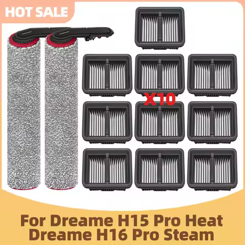 Compatible For Dreame H15 Pro Heat / Dreame H16 Pro Steam Vacuum Parts Roller Brush Filter Accessori