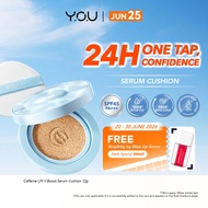 [NEW] YOU Caffeine Lift V-Boost Serum Cushion 2% Caffeine Infused Natural Coverage 24H Oil Control