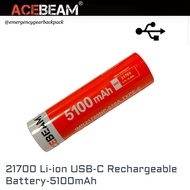 ACEBEAM IMR21700NP 21700 5100mAh 20A High-drain Rechargeable Li-ion Battery