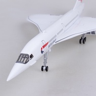 British Airways Concorde Aircraft Model 50cm Die-cast Metal Airplane