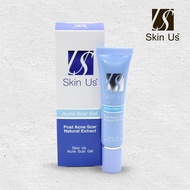 Skin Us Acne scar gel 15 g. เจลลดเลือนรอยดำจากสิว ลดการอุดตันบนรูขุมขน ด้วยสารสกัดจากธรรมชาติ