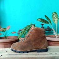 sepatu gunung hiking outdoor leather boots size 38 second original