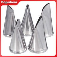 5Pcs Stainless Steel Icing Piping Nozzles Tips Cake Pastr1y Decorating Tools