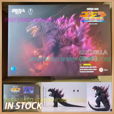 In Stock Originate HIYA GODZILLA 1999 EXQUISITE BASIC Movable Model Toys GODZILLA 2000 H18cm