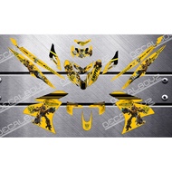 ✁❈Decals, Sticker, Motorcycle Decals for Sniper 150,023,Bumble bee,yellow