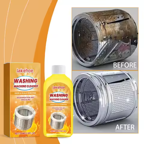 Washing Machine Cleaner Eco-Friendly Deep Cleaning Liquid Washer Cleaner Deodorizer Detergent Washin