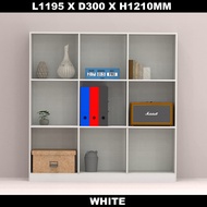 Rasaku 9 Tier Bookcase / 9 Cube Bookcase / Almari Buku / Rak Buku Rack Shelf / Book Shelf Display Ca