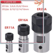 ◇VARSTR◇Motor Shaft Collet Chuck ER11 ER16 ER20 A 5-16mm Extension Rod Toolholder CNC