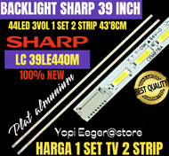BACKLIGHT TV LED SHARP 39" INCH LC 39LE440M BACKLIGHT TV 39" INCH