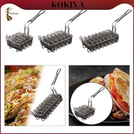 [kokiya] Taco Basket,Taco Fry Basket,Professional,with Grip Handle,Taco Shell Fryer,Taco Shell,Deep 