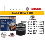 Bosch Oil Filter 0986AF0363 for Perodua Axia / Aruz / Bezza / Ativa Oil Filter Myvi 2018